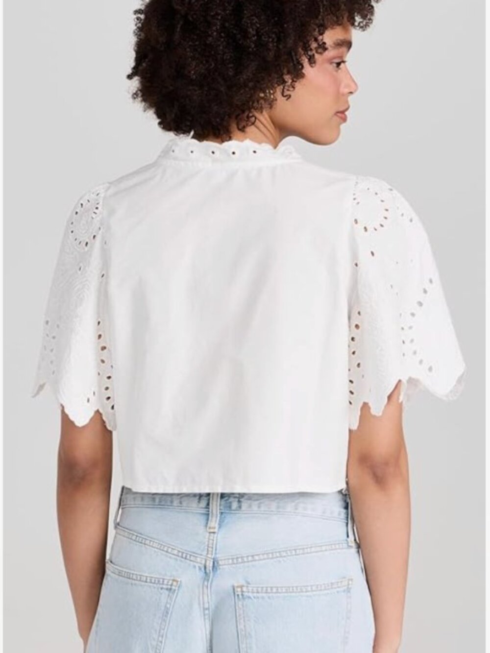 Moon River Eyelet Top NWT Small - Picture 3 of 6
